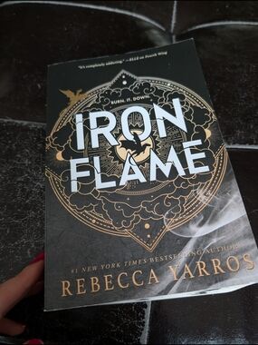 Iron Flame by Rebecca Yarros — Black & Gold Paperback